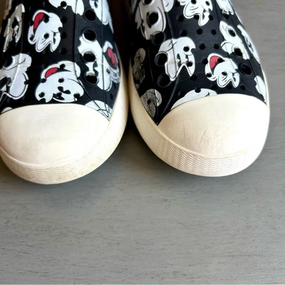 Native Jefferson Disney Parks Mickey Mouse Slip On Shoes Size M3/W5 Black - Picture 8 of 12
